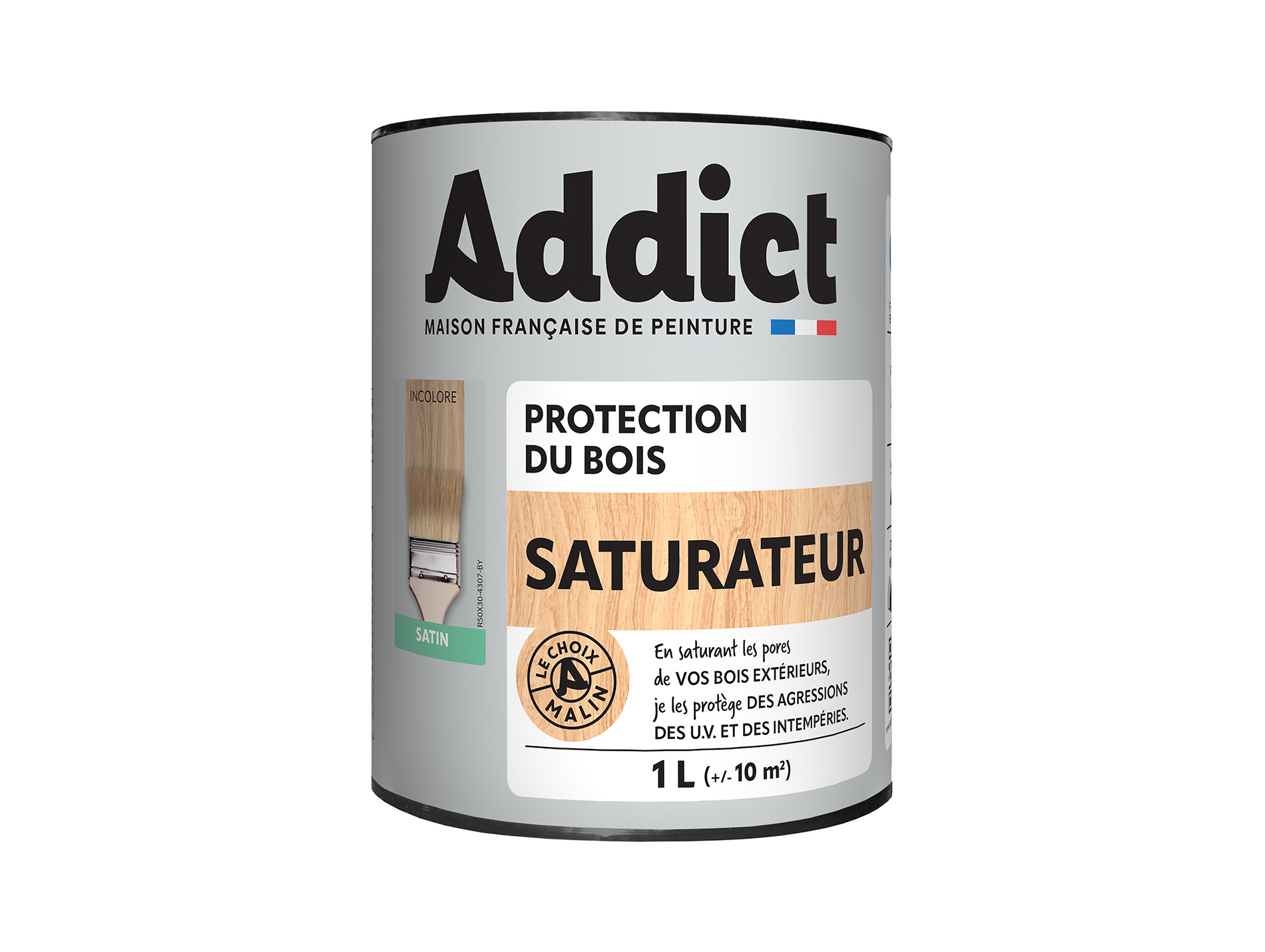 Saturateur pour bois extérieur ADDICT Incolore 1L